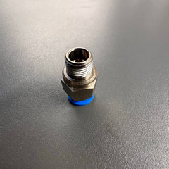 AirFit Straight Push Connector to Threaded BSP Pneumatic Air Line Fitting