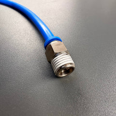 AirFit Straight Push Connector to Threaded BSP Pneumatic Air Line Fitting