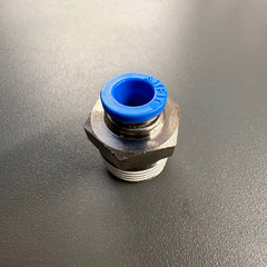 AirFit Straight Push Connector to Threaded BSP Pneumatic Air Line Fitting