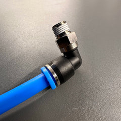 AirFit 90° Push Connector to Threaded BSP Pneumatic Air Line Fitting