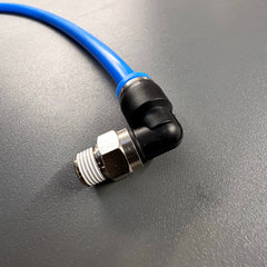 AirFit 90° Push Connector to Threaded BSP Pneumatic Air Line Fitting