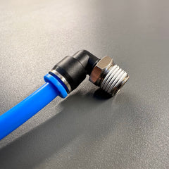 AirFit 90° Push Connector to Threaded BSP Pneumatic Air Line Fitting