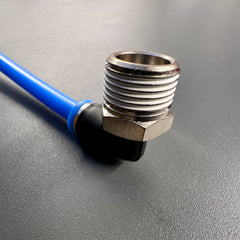 AirFit 90° Push Connector to Threaded BSP Pneumatic Air Line Fitting