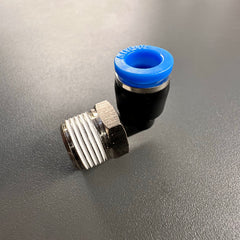 AirFit 90° Push Connector to Threaded BSP Pneumatic Air Line Fitting