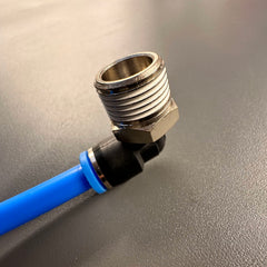 AirFit 90° Push Connector to Threaded BSP Pneumatic Air Line Fitting