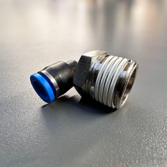 AirFit 90° Push Connector to Threaded BSP Pneumatic Air Line Fitting