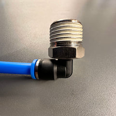 AirFit 90° Push Connector to Threaded BSP Pneumatic Air Line Fitting