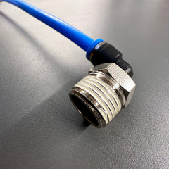 AirFit 90° Push Connector to Threaded BSP Pneumatic Air Line Fitting