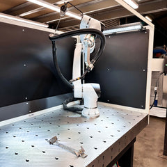 Nukeson WeldBot Robot Welding Cell Workstation Table