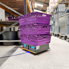 Moovva Automated Guided Vehicle AGV - Line-Following Robots (50-100kg Payload)