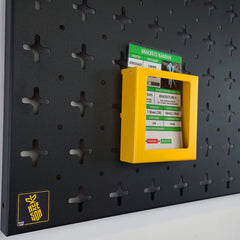 Nukeson Tool Wall - A6 Kanban Card Slot Attachment