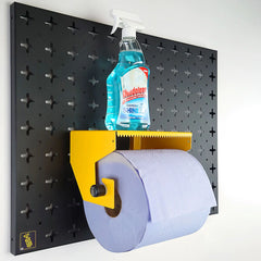 Nukeson Tool Wall - Tear-Away Blue Roll Holder with Shelf Attachment