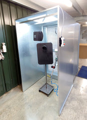 Nukeson Industrial Spray Booth with Full Height Opening