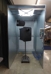 Nukeson Industrial Spray Booth with Full Height Opening