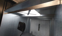 Nukeson Industrial Spray Booth with Full Height Opening