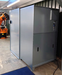 Nukeson Industrial Spray Booth with Full Height Opening