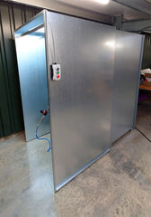 Nukeson Industrial Spray Booth with Full Height Opening