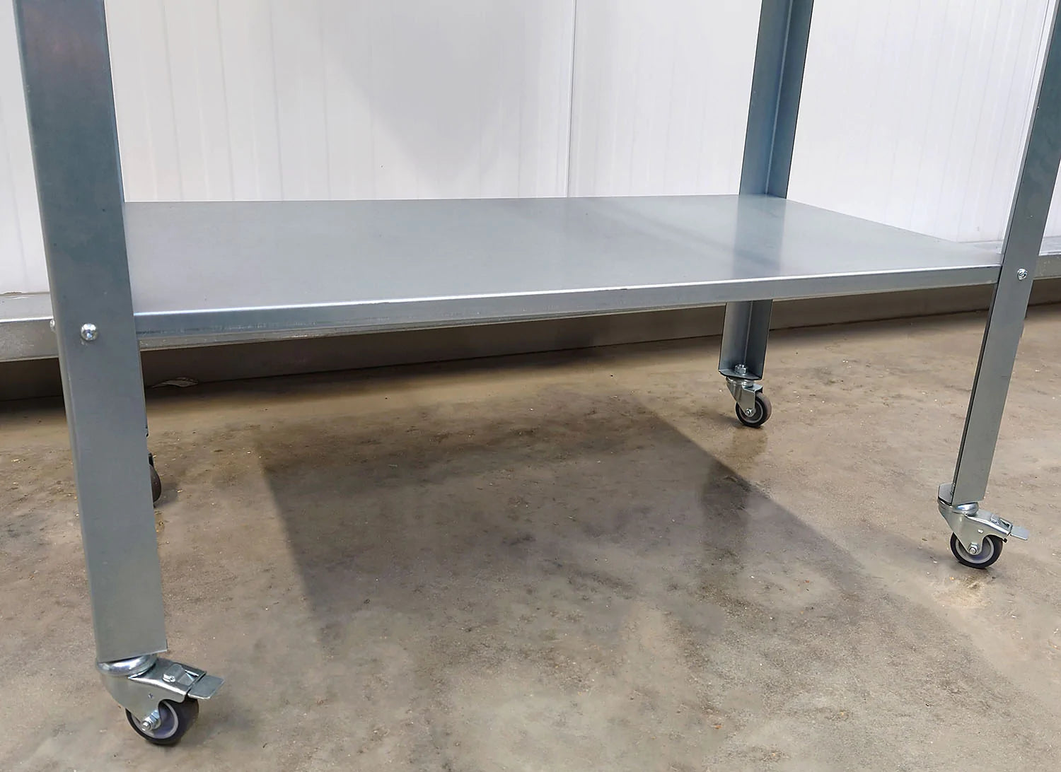 Bottom Shelf on the Nukeson Light Industrial Trolley & Portable Workbench